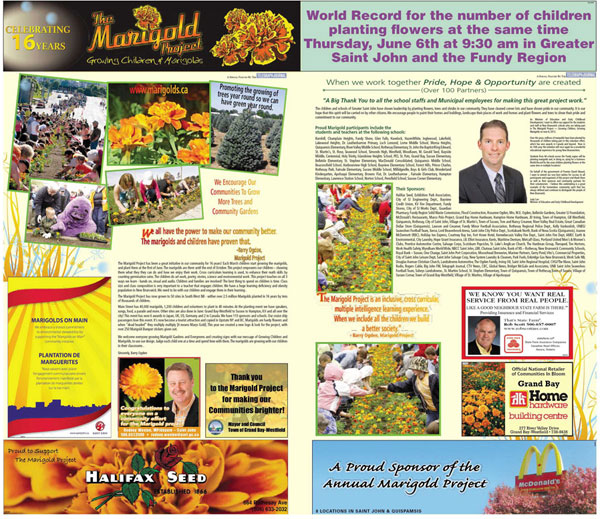 The Marigold Project Telegraph Journal 2013